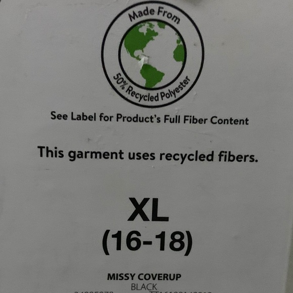 Black Semi-Sheer Tunic Cover-Up - Picture 5 of 8